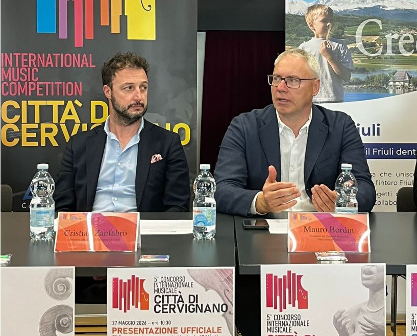 MUSICA. BORDIN: CONCORSO CITTÀ DI CERVIGNANO CRESCE PERCHÈ C'È QUALITÀ